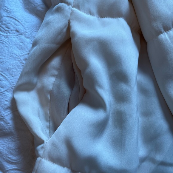 Vince creme / light pink long jacket - Picture 10 of 11